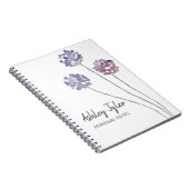  paarse grilgier op maat notitieboek (Rechterzijde)