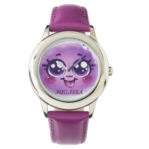 PAARSE GRIMACE HORLOGE