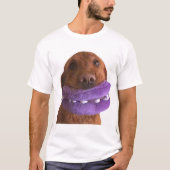 Paarse Grin T-shirt (Voorkant)