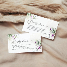 Paarse groen display douchewand Kaart