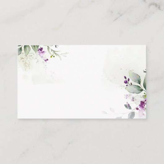 Paarse groen display douchewand Kaart (Achterkant)