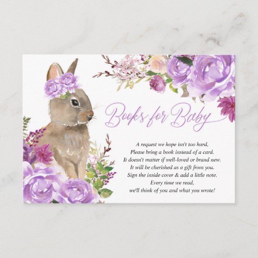 Paarse groen paashaas boek in plaats van kaart (Voorkant)