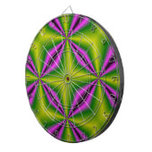 paarse groene Abstracte regenboog-kunst Dartbord (Voorkant Rechts)