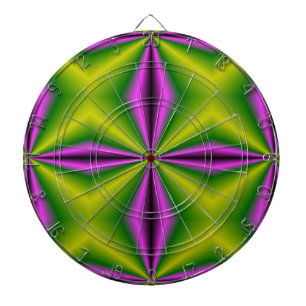 paarse groene Abstracte regenboog-kunst Dartbord