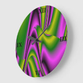 paarse groene abstracte regenboog-Kunst Grote Klok (Hoek)