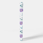 Paarse groene aquarel wilde bloem Case-Mate iPhone case (Achterkant / Rechts)