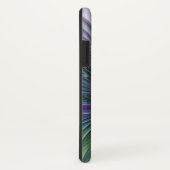 Paarse Groene Bloem Abstracte Fractale Kunst Initi Case-Mate iPhone Case (Achterkant/rechts)