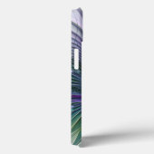 Paarse Groene Bloem Abstracte Fractale Kunst Initi Case-Mate iPhone Case (Achterkant / Rechts)