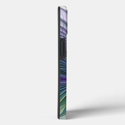 Paarse Groene Bloem Abstracte Fractale Kunst Initi Case-Mate iPhone Case (Achterkant / Rechts)