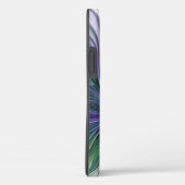 Paarse Groene Bloem Modern Abstracte Kunst Fractal Case-Mate iPhone Case (Achterkant / Rechts)