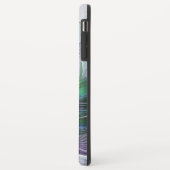 Paarse groene bloem Moderne Abstracte Kunstfractal Case-Mate iPhone Case (Achterkant/links)