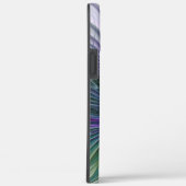 Paarse groene bloem Moderne Abstracte Kunstfractal Case-Mate iPhone Case (Achterkant / Rechts)