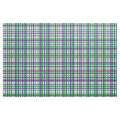 Paarse & Groene Bright Gingham Plaid/Tartan Stof (Fat Quarter)