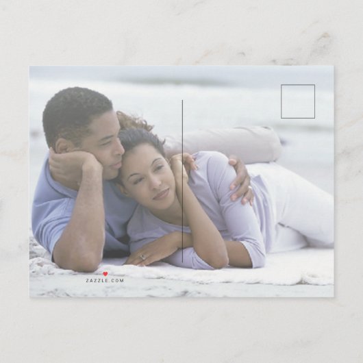 Paarse Groene Cactus Succulent Foto Opslaan De Dat Aankondigingskaart (Achterkant)