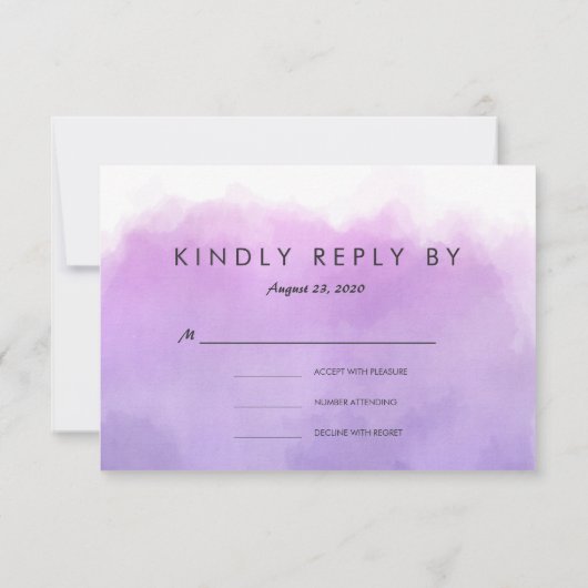 Paarse groene cactus vetplant RSVP (Achterkant)