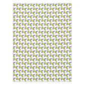 Paarse Groene Crayon Art Supplies Teacher Artist Tafelkleed (Voorkant)