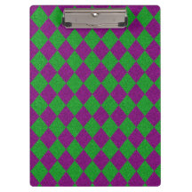 Paarse & Groene Diamant Glitter