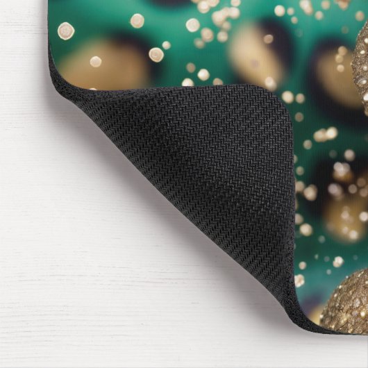 Paarse groene en gouden glans Mardi Gras vibes Muismat (Hoek)