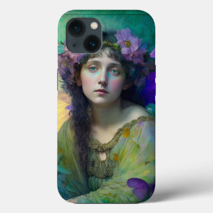 Paarse Groene Fairy Fantasy Art Case-Mate iPhone Case