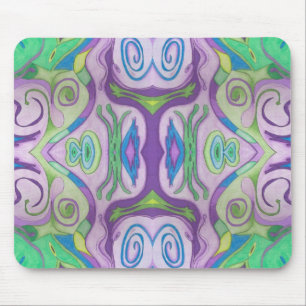Paarse Groene Fantasy Mousepad Muismat