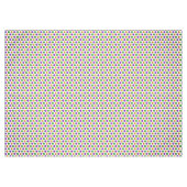 Paarse Groene Gele Stippen Witte Mardi Gras Tafelkleed (Voorkant (Horizontaal))
