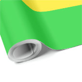 Paarse groene gele strepen New Orleans Mardi Gras Cadeaupapier (Rol Hoek)