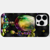 PAARSE GROENE GOUDEN MARDI GRAS FEestDRANKEN Case-Mate iPhone Case (Achterkant (horizontaal))