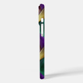 PAARSE GROENE GOUDEN MARDI GRAS KLEUREN Case-Mate iPhone CASE (Achterkant / Links)