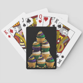 PAARSE GROENE GOUDEN MARDI GRAS SNOEPJES POKERKAARTEN