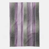 Paarse Groene Kerstmispatroon#27 ID1009 Theedoek (Verticaal)