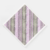 Paarse Groene Kerstmispatroon#28 ID1009 Servet (Hoek)