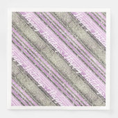 Paarse Groene Kerstmispatroon#28 ID1009 Servet (Voorkant)