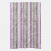 Paarse Groene Kerstmispatroon#28 ID1009 Theedoek (Verticaal)