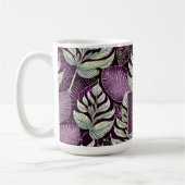 Paarse Groene Kerstmispatroon#29 ID1009 Koffiemok (Links)