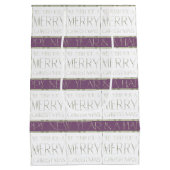 Paarse Groene Kerstmispatroon#35 ID1009 Medium Cadeauzakje (Achterkant)