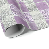 Paarse Groene Kerstmispatroon#7 ID1009 Cadeaupapier (Rol Hoek)