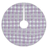 Paarse Groene Kerstmispatroon#7 ID1009 Kerstboom Rok (Voorkant)