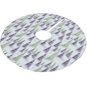 Paarse Groene Kerstmispatroon#8 ID1009 Kerstboom Rok (Gekanteld)