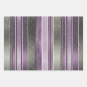 Paarse groene kerstpatronen #12#24#27 ID1009 Inpakpapier Vel (Voorkant)