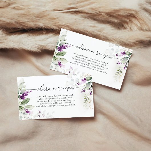 Paarse groene lavendel recept aanvraag Kaart