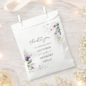 Paarse groene lavendel Vrijgezellenfeest gunsttass Bedankzakje (Geknipt)