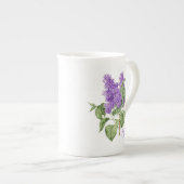 Paarse groene Lila ventilator Aangepaste naam Bota Porselein Kop (Voorkant rechts)