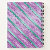 PAARSE & GROENE LINT LOOK PATRONEN NOTITIEBOEK (Achterkant)