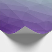 Paarse groene omgrenzingsgradiënt geometrische maa cadeaupapier (Hoek)