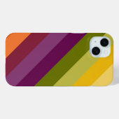 PAARSE GROENE ORANJE GELE STREPEN Case-Mate iPhone CASE (Achterkant (horizontaal))