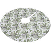 Paarse Groene Patroon#17 ID1009 Kerstboom Rok (Gekanteld)