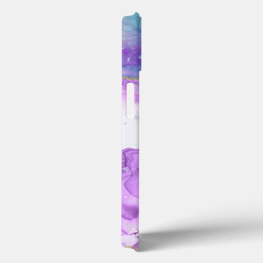 Paarse, groene, roze stromende kleuren legant Case-Mate iPhone case (Achterkant / Rechts)