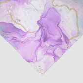 Paarse, groene, roze stromende kleuren legant tissuepapier (Detail)