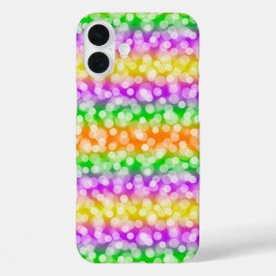 PAARSE GROENE SINAASAPPEL ZWARTE HALLOWEEN STREPEN iPhone 16 PLUS HOESJE