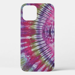 Paarse & Groene Tie Dye Case-Mate iPhone Case